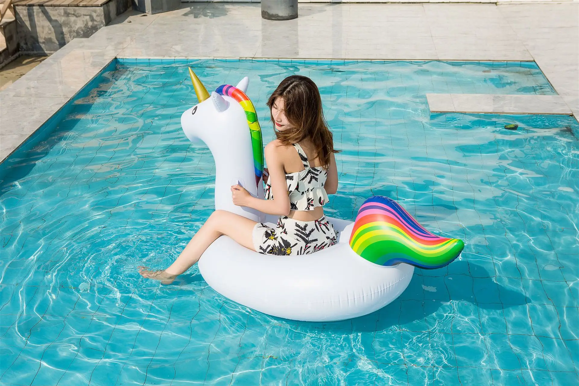 unicorn ring inflatable