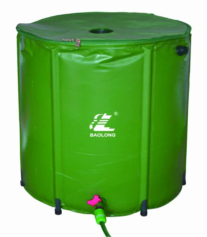 Folding Portable Rain Barrel Pvc Water Storage Reservoir Water