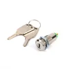 Diameter 12mm zinc alloy die-casting go kart hdj100 ignition key switch control with gsm key for control box