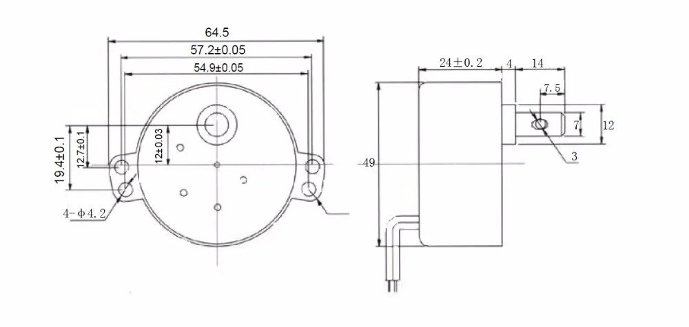 49tyd-500 Ac Mini Synchronous Motor Swing Motor For India Market - Buy ...