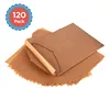 Non-Stick & Unbleached Not Curl or Burn Parchment Printed Wax Paper Baking Food Sheets