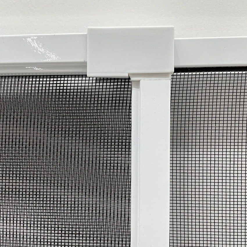 Aluminium Door with Frame Mosquito Net Retractable Fly Screens Bug Door ...