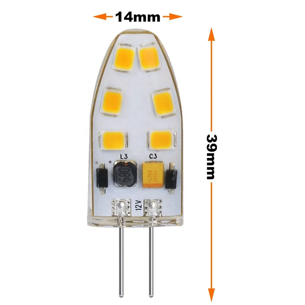 High Cri High Lumen Bulb Safety Reliable led lamp12V 24V DC 2W G4 LED Lamp
