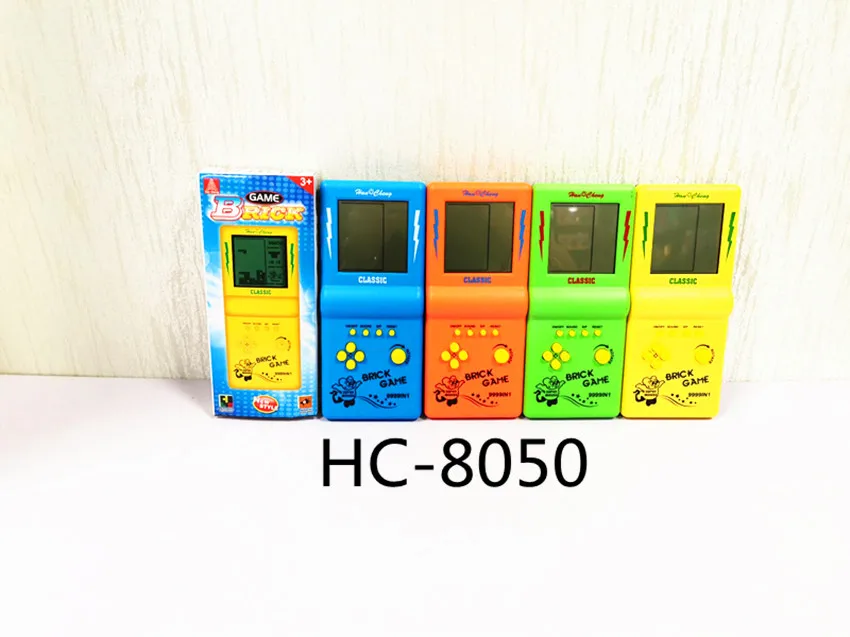 Factory Direct sale hand held game console player game Mini Handheld Video tetris Game Console birthday present for kids