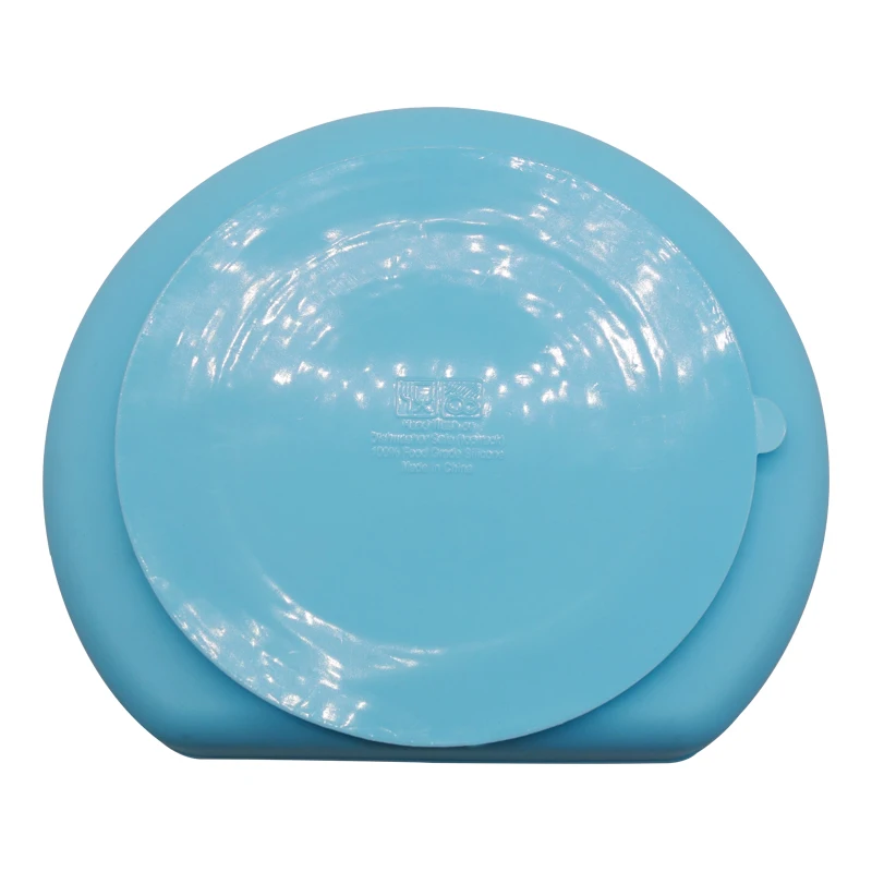 New Style Silicone Baby Placemat Plate Food Grade Silicone Baby Plate
