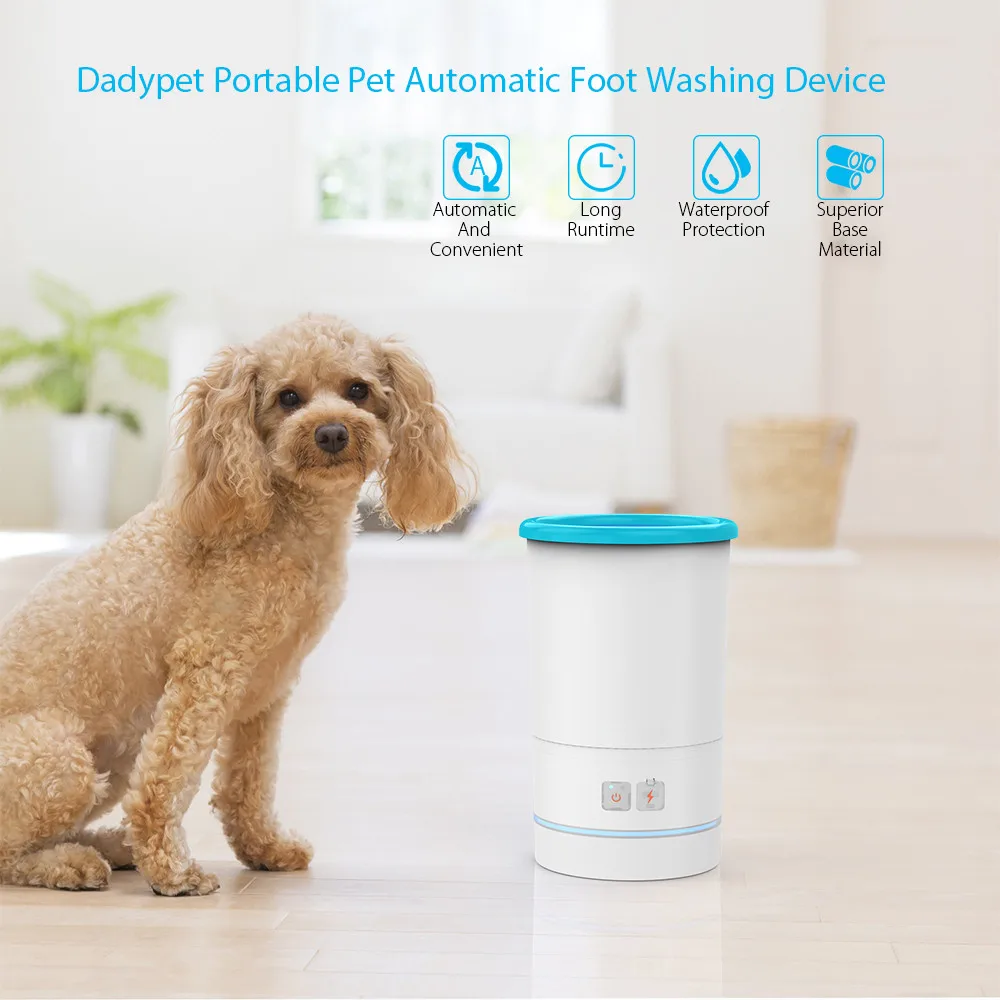 2019 Amazon Top Seller Portable Automatic Pet Paw Cleaner Dog Paw Foot