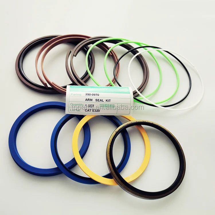 SINOCMP Arm Hydraulic Cylinder Seal Kit  For 320C Excavator Oil Seal
