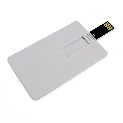 Custom Logo DIY Creative USB 2.0 Flash Credit Card 16GB 32GB USB Flash Drive Pen Drive 4GB 8GB USB Flash Drive Card - ANKUX.COM