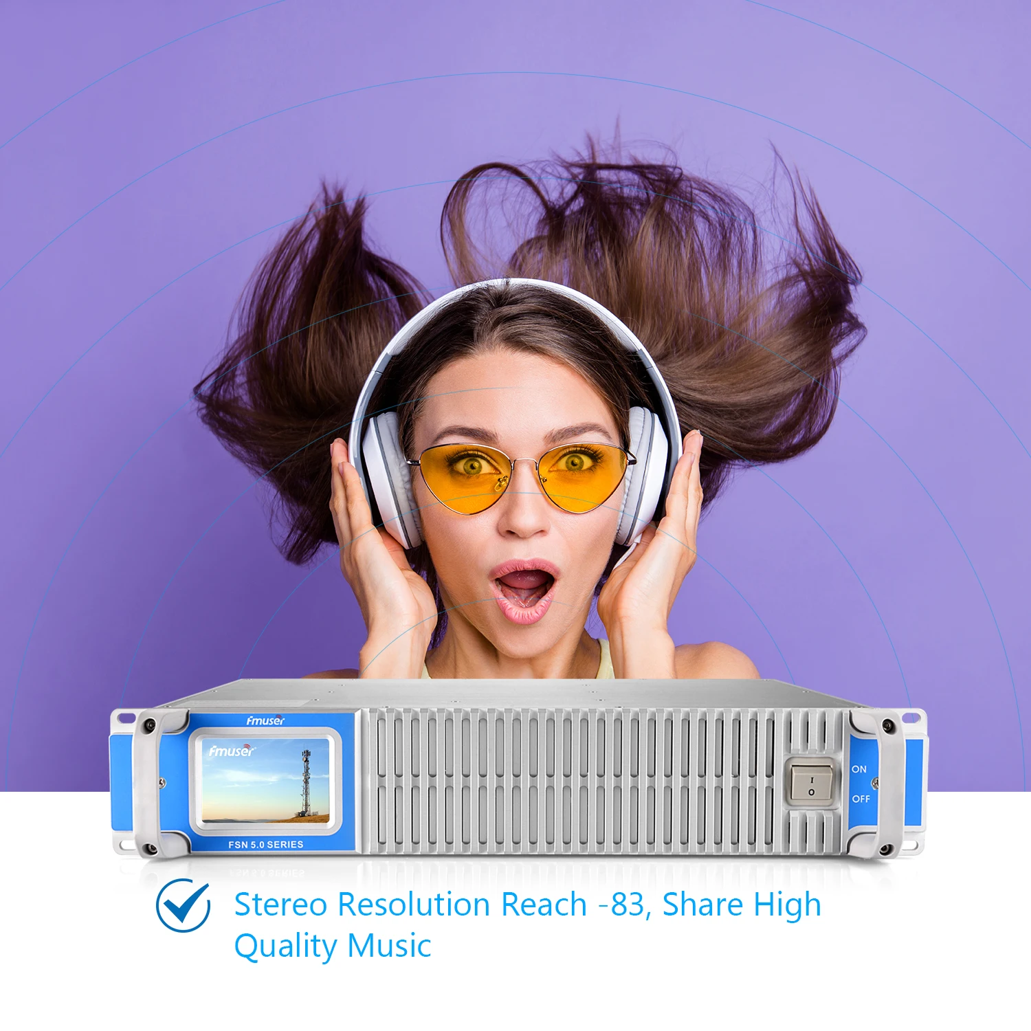 Fmuser 350watts Fm Radio Transmitter + Fudv1 Fm Antenna Booster + 1/2