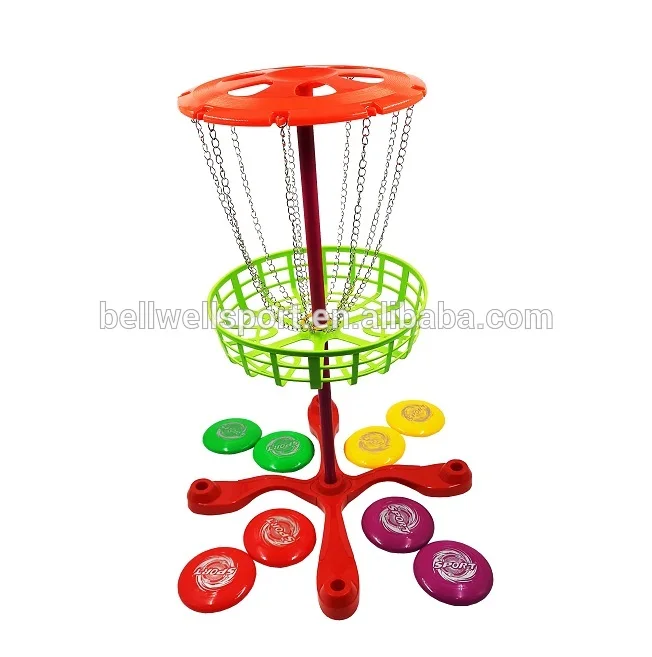 Kids Mini Disc Frisbee Golf Basket Goal For Backyard And Beach Buy
