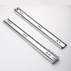 American type 3 folds full extension telescopic channel ball bearing drawer runners side mount drawer slides