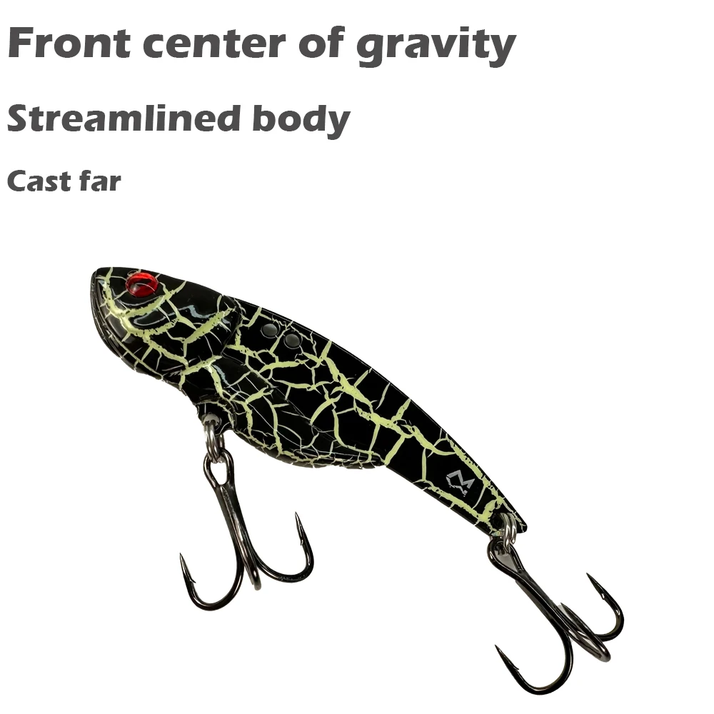 Made Of Lead And Steel New Metal Hard Lures Vibrating 3d Eye Sinking