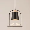 Modern New Style Iron Chandelier Lighting Fixture Home Decoration Cafe Hanging Ceiling Lamp Iron Bird Spot Lighting Fixture
