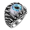 Men's Ring Black Stainless Steel Steel Punk Casual Costume Jewelry Halloween Eyeball shape Ring