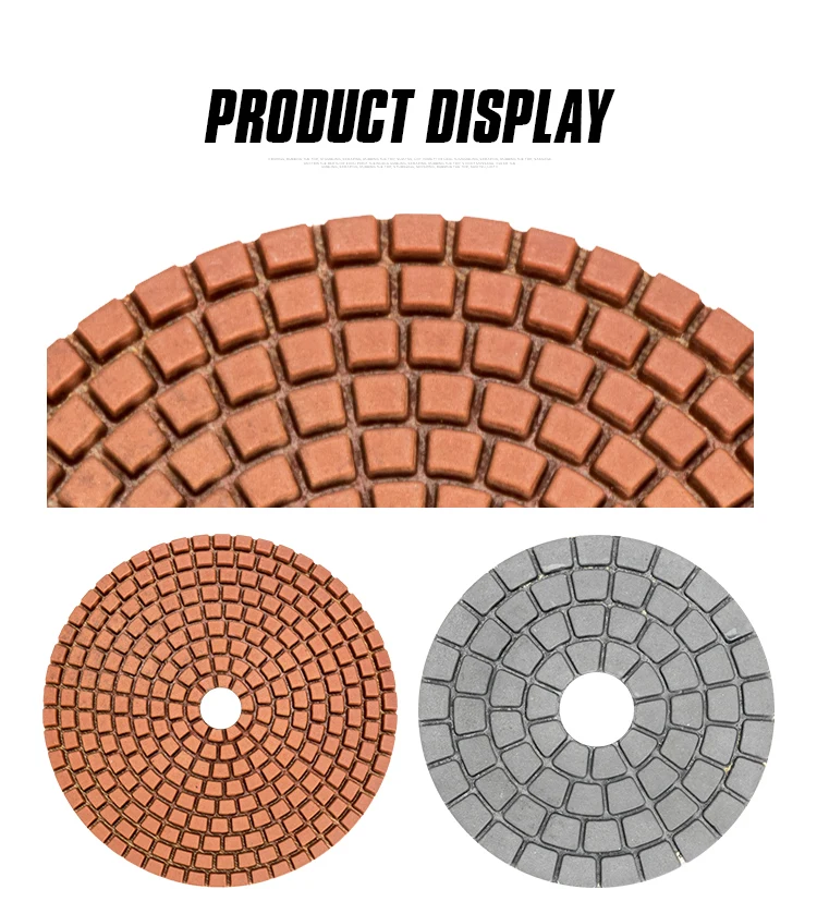 5inch Frankfurt Angle Grinder Granite Diamond Polishing Pads Concrete