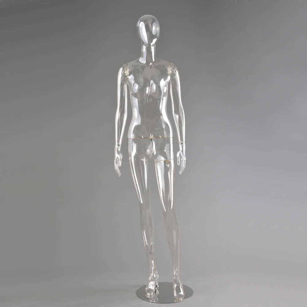 Mannequin Complet Femme Transparent PMEB59-10 socle NEUF 