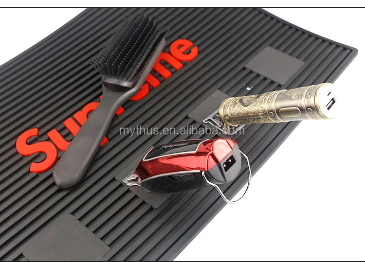 Barber Professional Work Station Holding Hair Trimmer Mat Antislip
