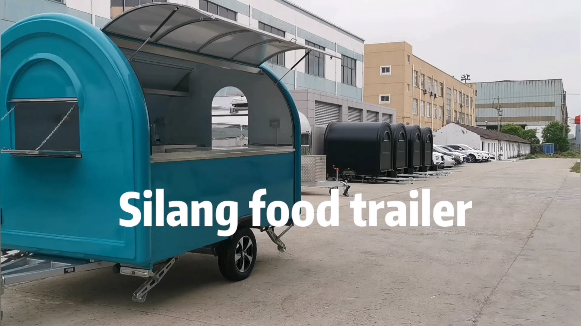 Commercial Fast Food Semi Trailer For Pizza Oven Concession Burger