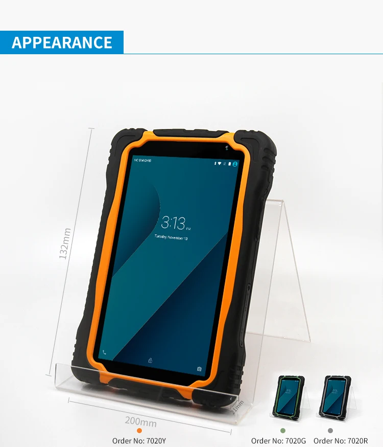 T70(2020) Industrial Rugged Android Tablet Pc 1000 Nit 6g Ram Lte Gps