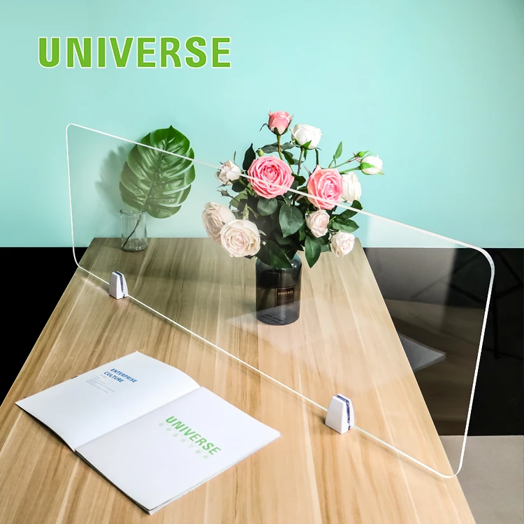 UNIVERSE Custom high quantity protective acrylic office partition acrylic partition wall