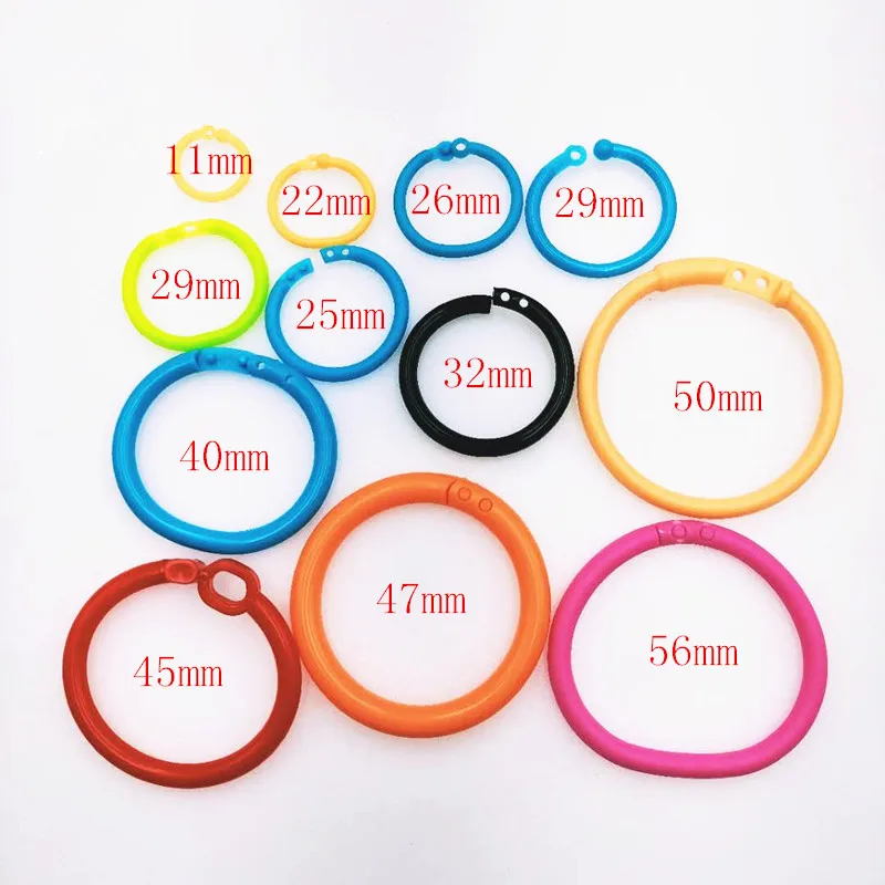Plastic O Snap Ring Custom Color Multi Function For Bathroom Shower