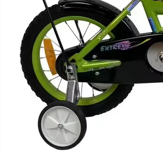 product 2025 best hot sale steel bmx frame with rear carrier foot brake training wheels 75kg load capacity for boys bike-3