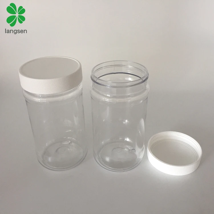 150ml 5 oz clear plastic PET peanut butter jar