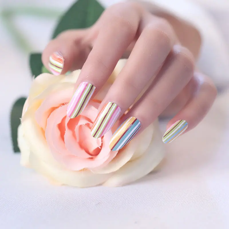 ny ankomst för 2019 koreansk nagelkonst mode nagelkonst designer klistermärken