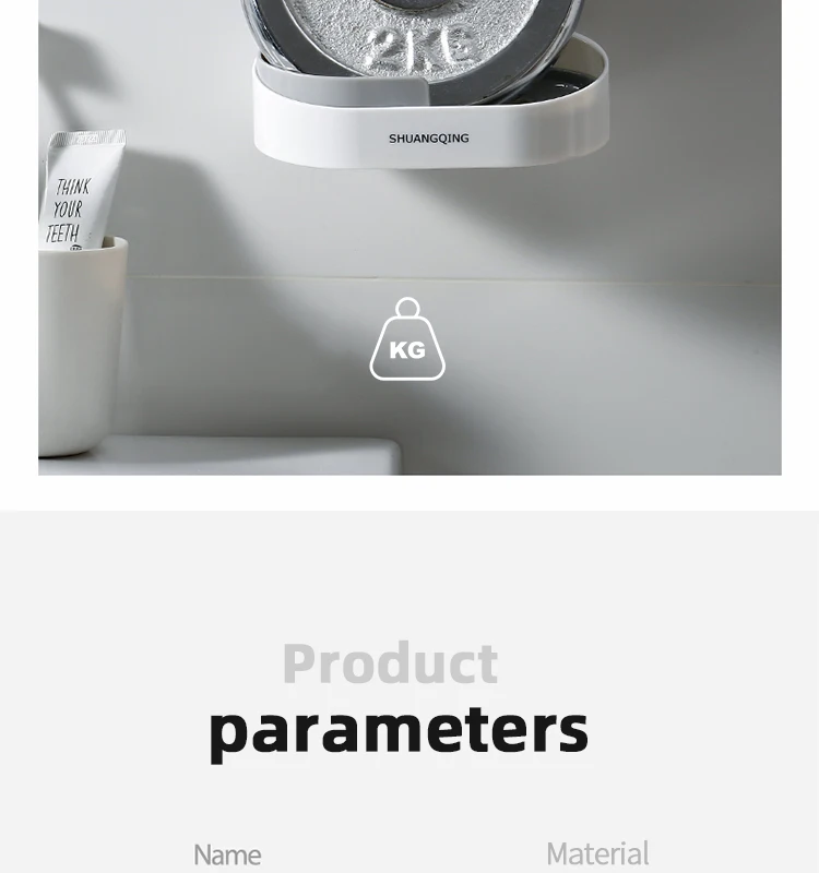 plastic wall mounted soap holder self adhesive soap dish