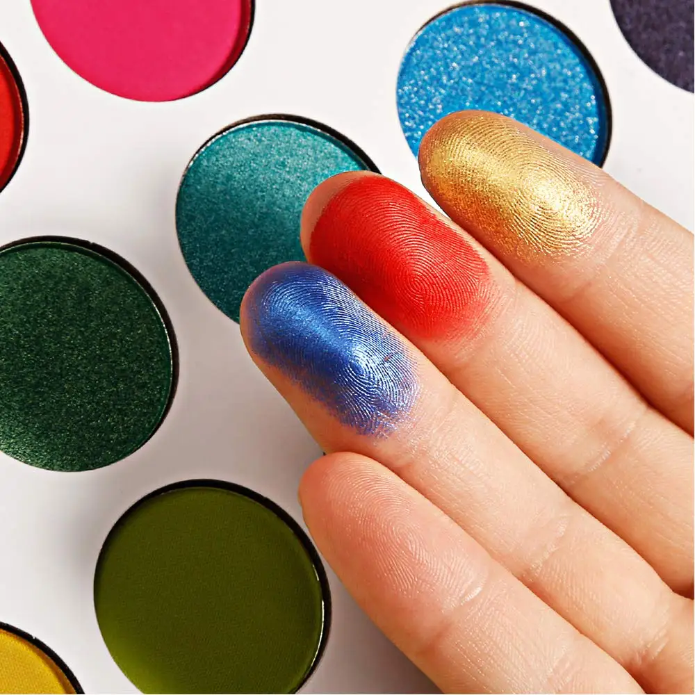 neon cosmetics palette wholesale matte color private label 18