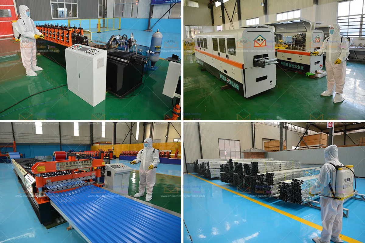 High Performance Corrugated Panel Zinc Aluminum Roofing Iron Sheets Roll Forming Making Machine