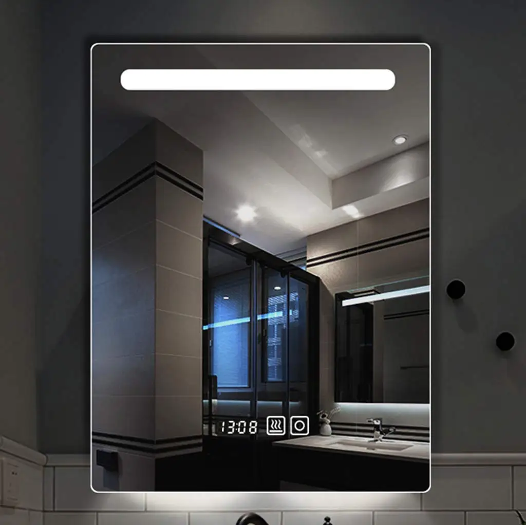 New Design Cheap Barber Shop Mirrors Bluetooth Speaker Smart LED Bath Mirror With Light