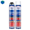 750ML quick drying water resistant expanding spray polyurethane pu foam sealant for construction door and window installation