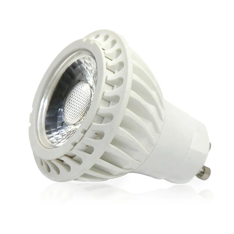 220V aluminum 3W 5W dimmable COB GU10 GU5.3 led spotlight