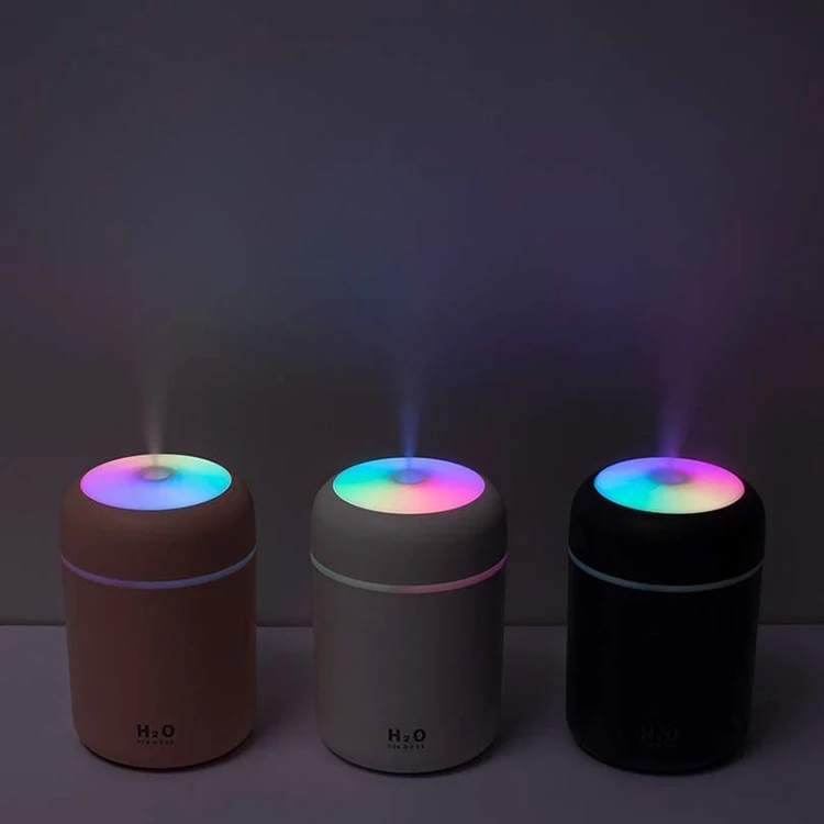 Custom 300ml Ultrasonic Led Air Aromatherapy Scent Aroma Portable Mini USB Car Essential Oil Diffusers