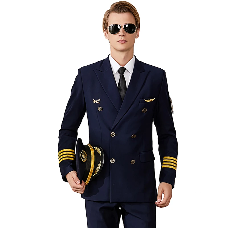 Авиакомпании полета мужские авиаторы, Униформа, костюм.