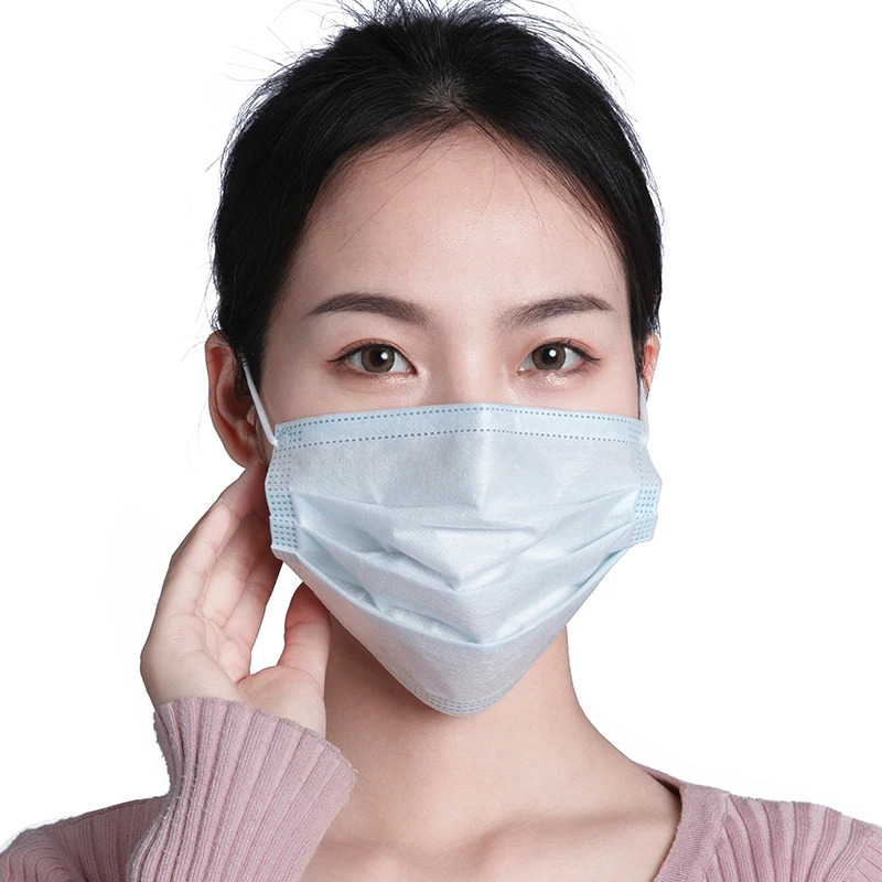 
Healthful surgical mask 3 layers nonwoven meltblown surgical mask with earloop disposable medical face mask 