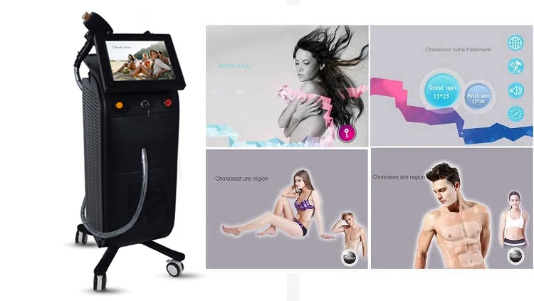2020 Alma soprano ice laser hair removal machine laser 755 808 1064 triple wavelength diode laser hair removal machine