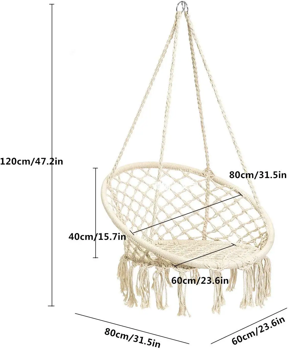 Схема плетения подвесного кресла