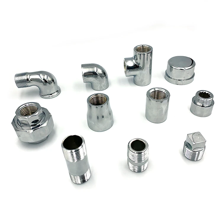 Chinese Supplier Bath Pipe Connector Male Female Brass Polished Sanitary Fittings And Bathroom