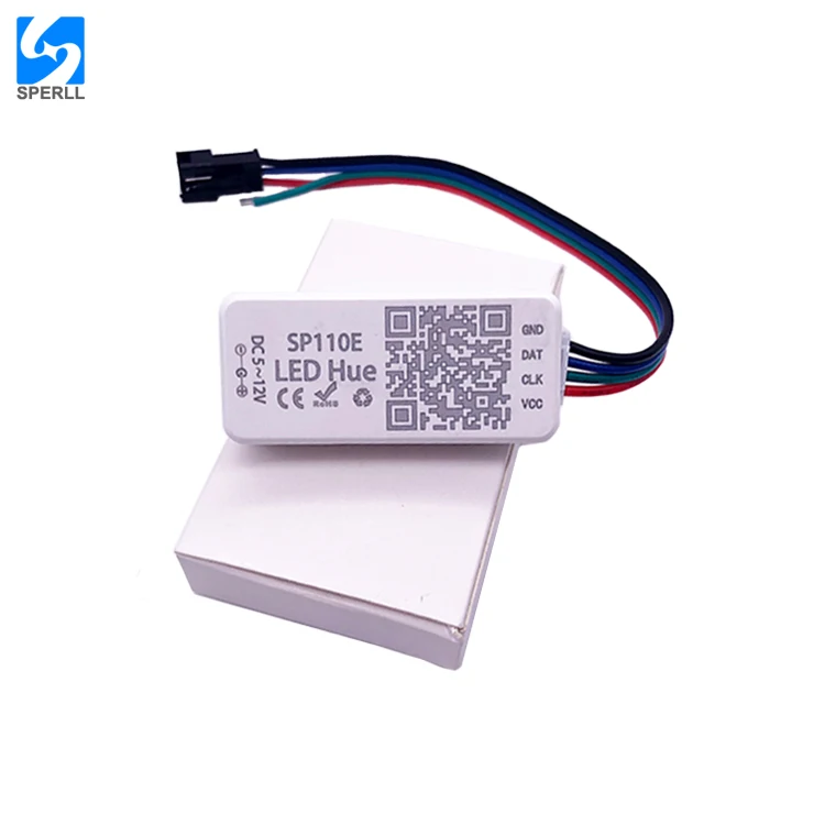 SP110E DC5V~12V LED Pixel Controller Led Light Dimmer Bluetooth  Controller Remote Controller