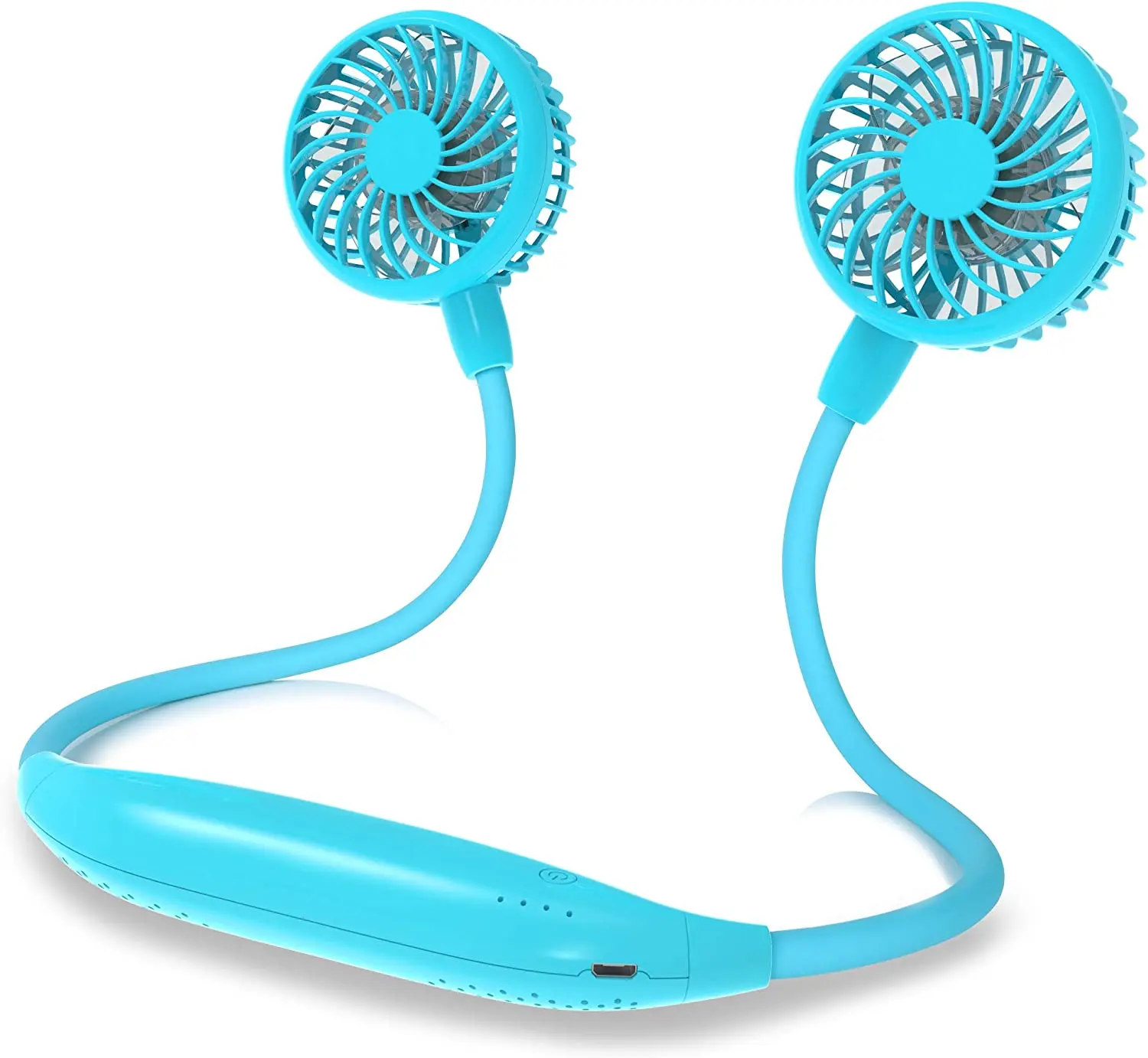 Operated Portable Neck Fan, 2600mAh, 6-Speed, USB - detail 6