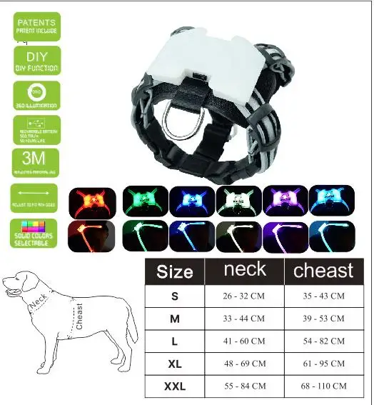 

dog harness pet,2 Pieces, Multicolor