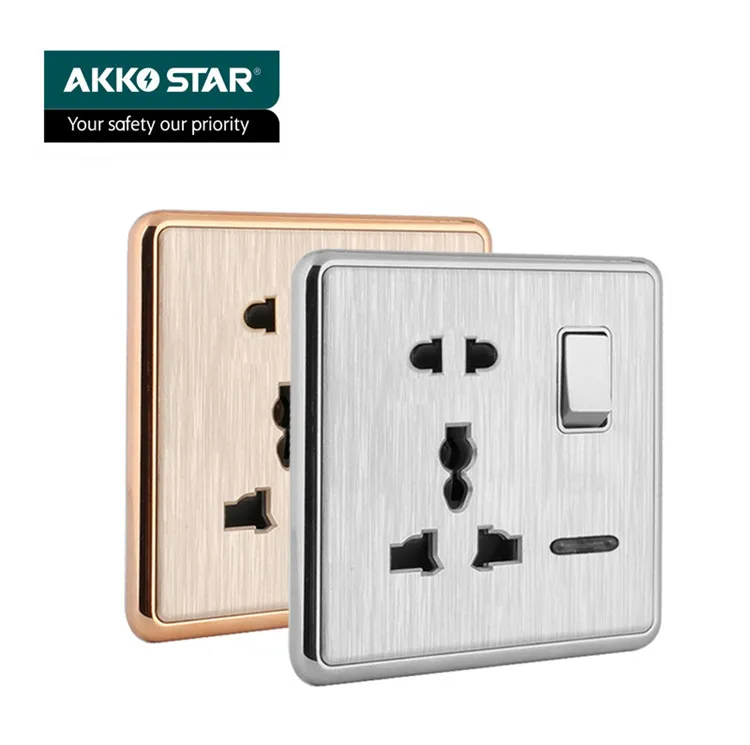 Akkostar Competitive 13a 5pin Plug Multifunctional Electric Wall