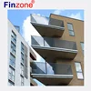 cheap hotsale good material aluminum balustrade glass railing handrail for deck porch balcony terrace