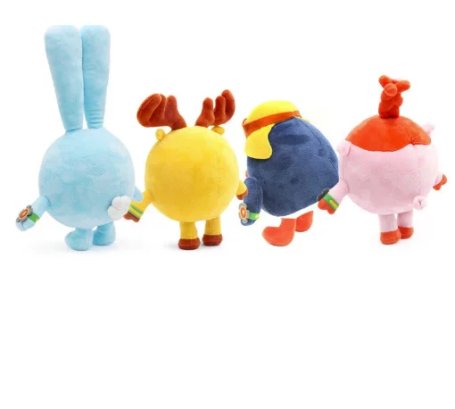 Cute Cartoon Krosh Rosa Dokko Losyash Otto Gogoriki Kikoriki Soft Plush ...