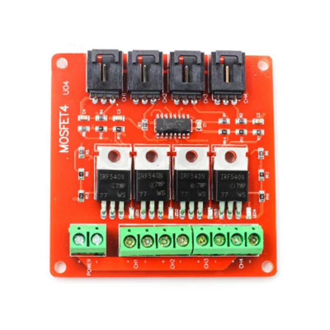 If540 Module IRF540 Isolation Power Module Electronic Block 4 Channel MOSFET Switch ...