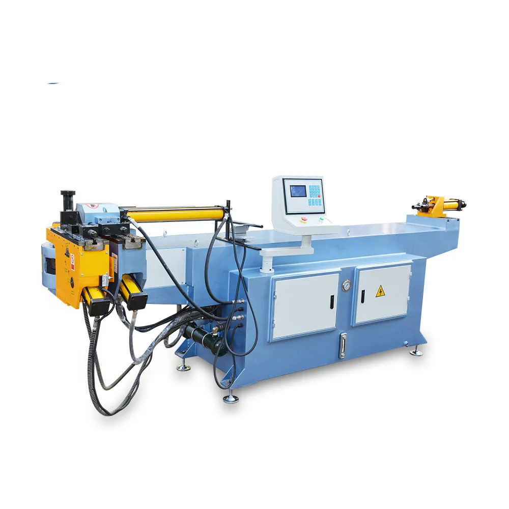 
Semi Cnc Steel Bender Exhaust System Tube Pipe Bending Machine 