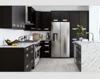 Modern design customize kenya black fiber cement board kitchen cabinet