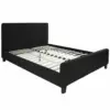 Flash Furniture Fabric And Metal Bed In Black Finish fabric bed base cover fabric